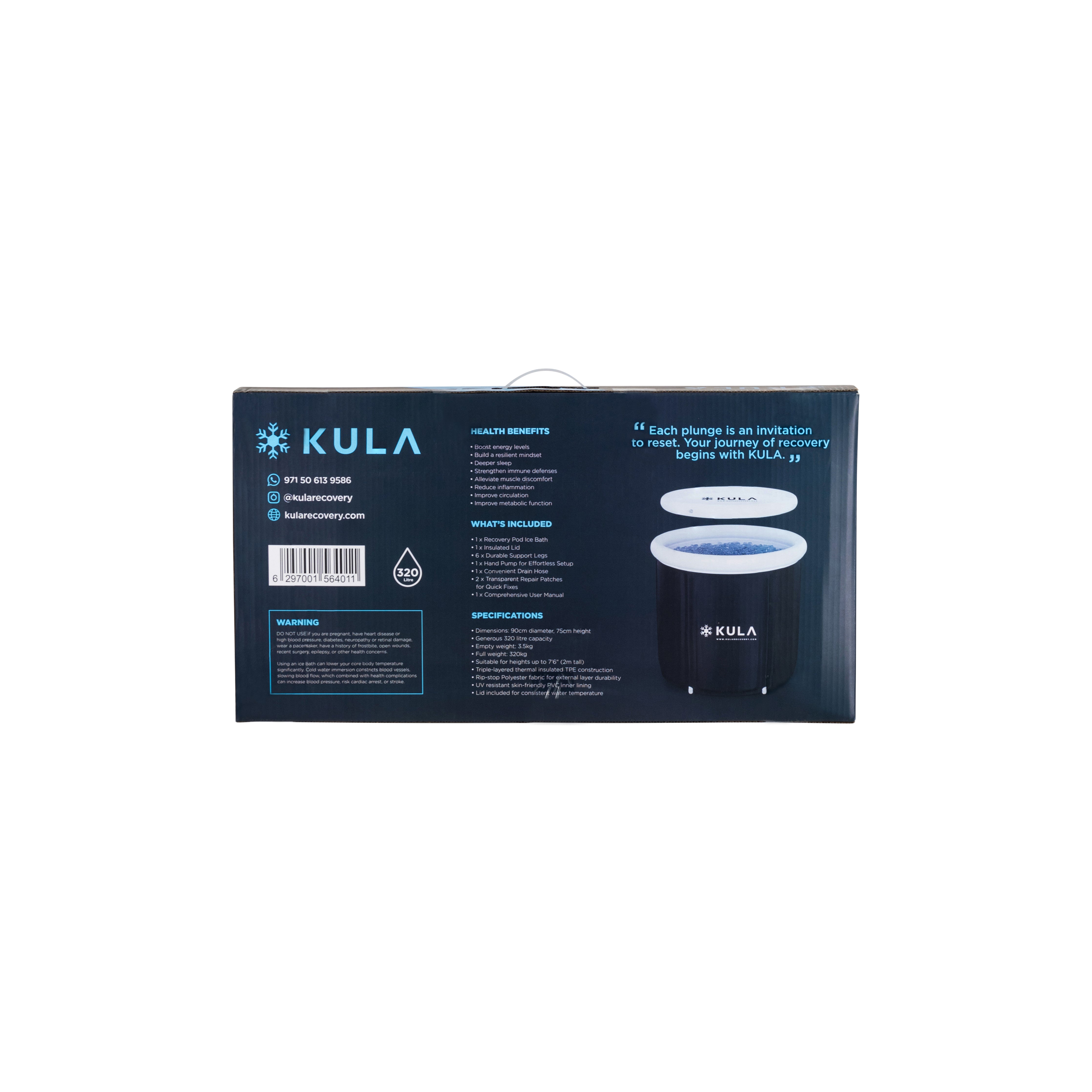 Big Dipper XXL Ice Bath Packaging