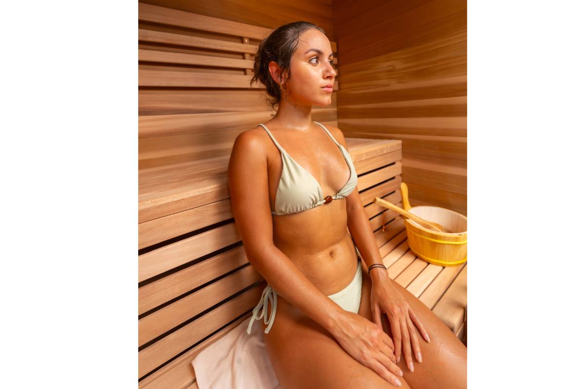 Traditional Wooden Sauna