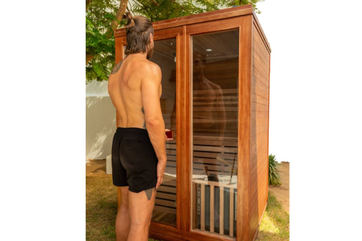 Traditional Wooden Sauna