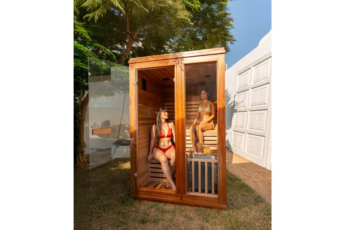 Traditional Wooden Sauna