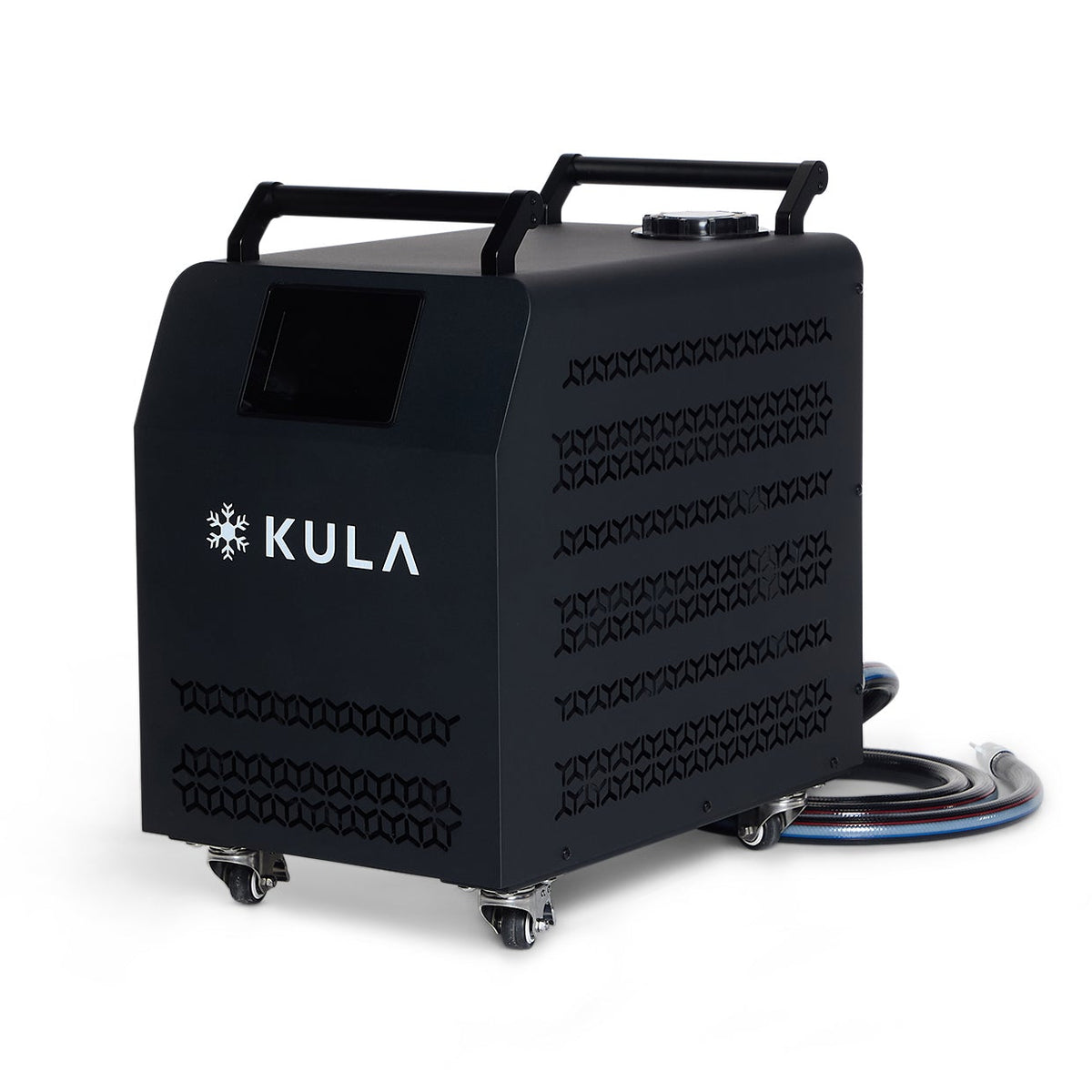 KULA Alpha Chiller 1HP cold plunge chiller with wheels and carry handle