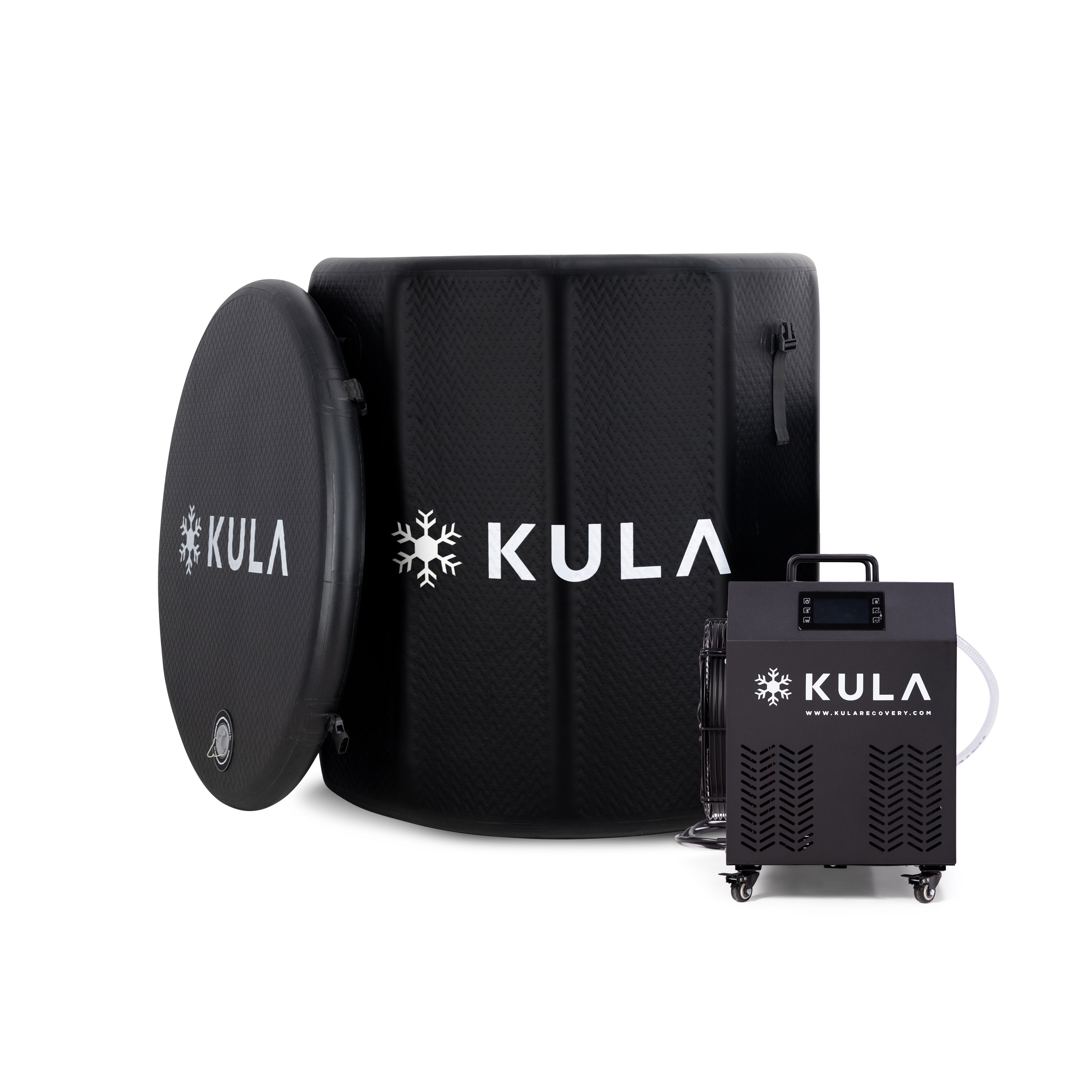 Barrel Plunge Pro Ice Bath with Super Chiller | Kula Recovery