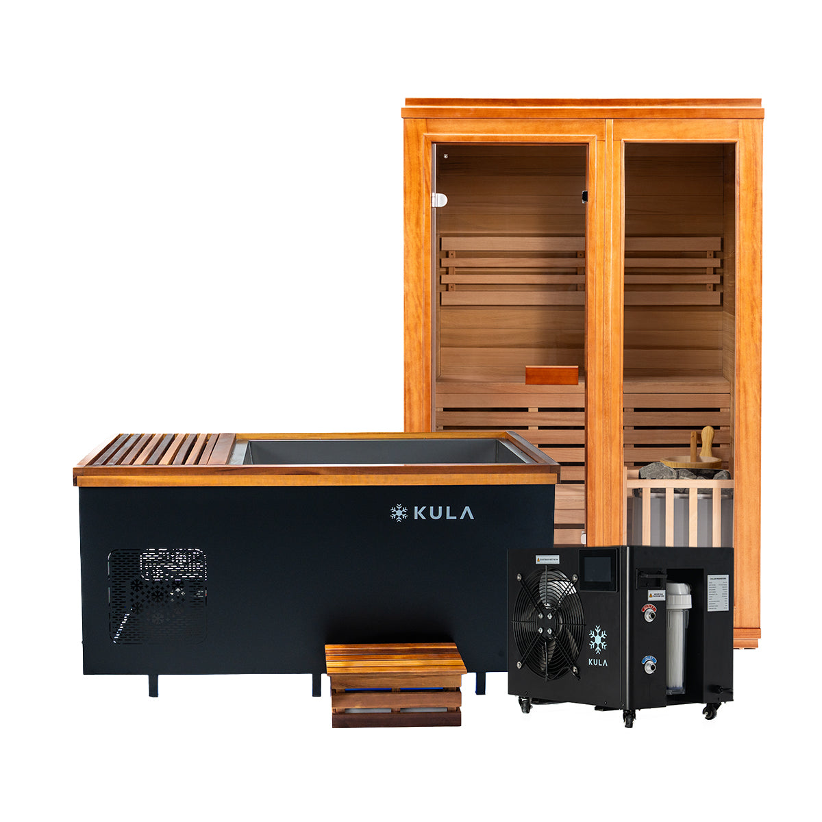 Premium_The lux with chiller_Traditional Wooden Sauna