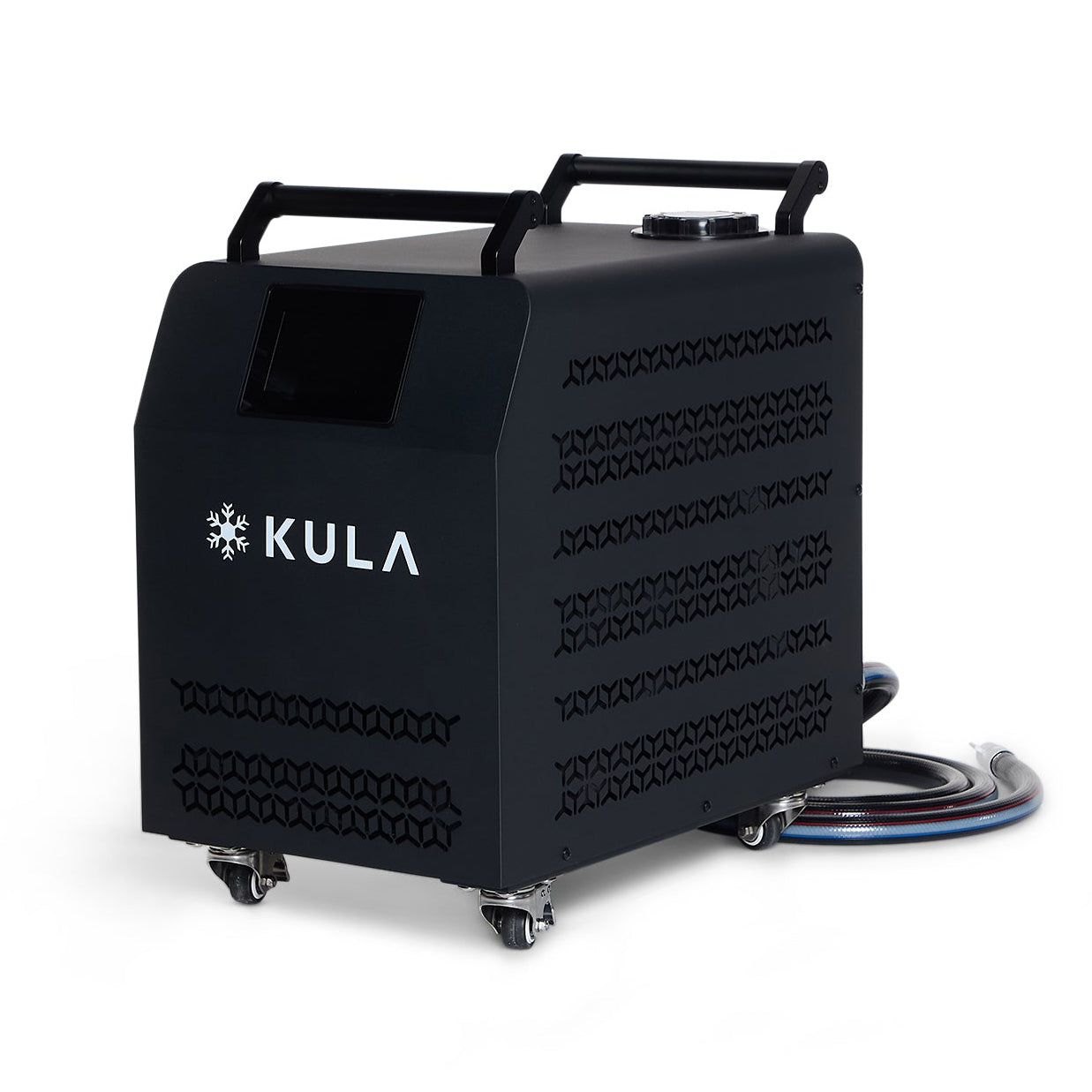 KULA Alpha Chiller 1HP cold plunge chiller with wheels and carry handle